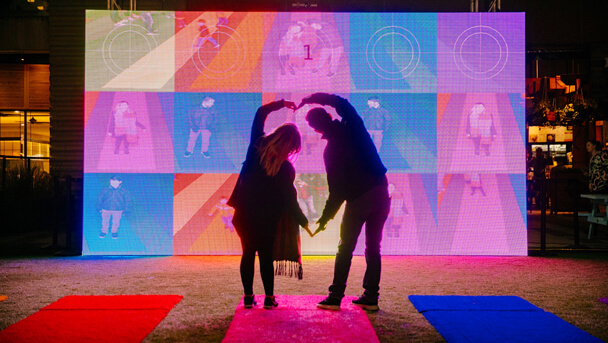 Colour Me Beautiful LED installation
